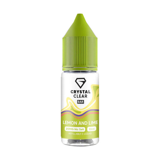 Crystal Clear Bar Nic Salts Lemon and Lime
