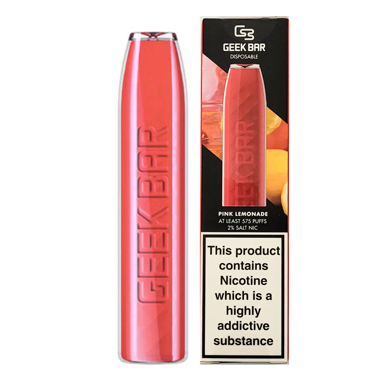 Geek Bar 575 Puffs Disposable 20mg | Pink Lemonade