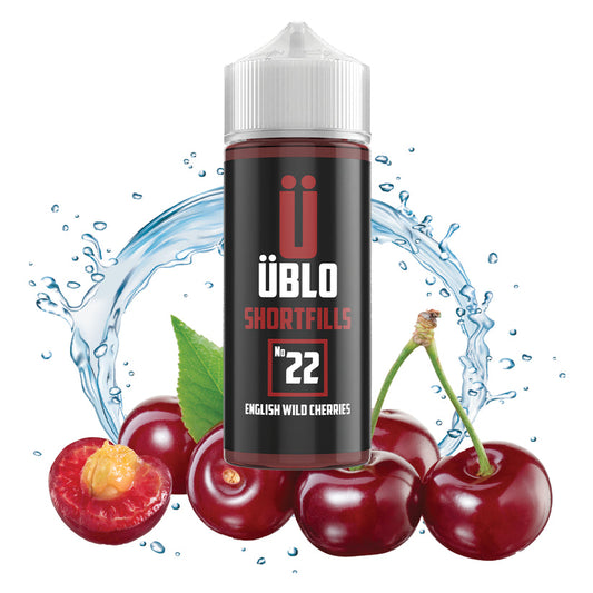UBLO 100ml Shortfill E-liquid - No-22 English Wild Cherries