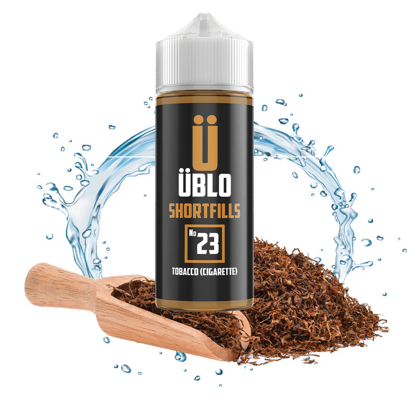 UBLO 100ml Shortfill E-liquid - No-23 Cigarette Tobacco