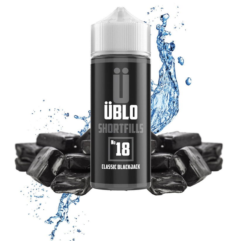 UBLO 100ml Shortfill E-liquid - No-18 Classic Blackjack
