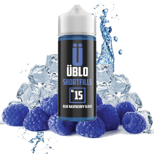 UBLO 100ml Shortfill E-liquid - No15 Blue Raspberry Slush