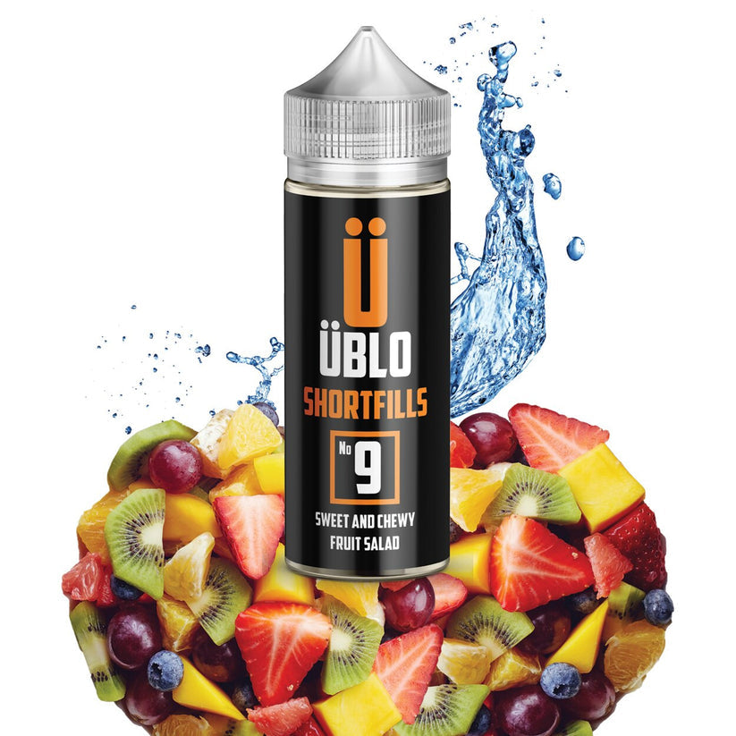 UBLO 100ml Shortfill E-liquid - No-9 Fruit Salad
